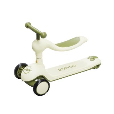 Kids’ Kick Scooter 3+ Years - Height Adjustable 3 Wheel Scooters - Learn to Steer, Foldable Seat & No-Slip Deck